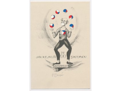 Bursík Spytimír, PF 1990, litografie, rozměr cca 150x100mm