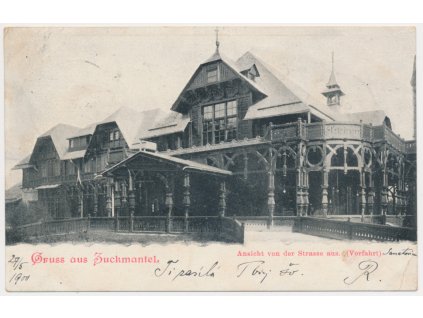 21 - Jesenicko, Zlaté Hory (Zuckmantel), Sanatorium, cca 1900