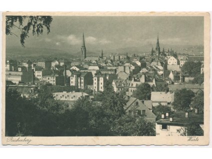 32 - Liberec, celkový pohled na město, cca 1940