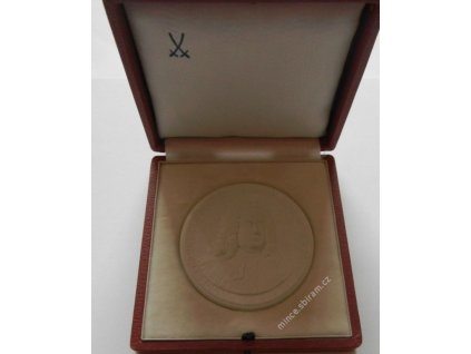 DDR, biskvitová medaile Festwoche in Halle, 1959