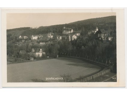 51 - Praha-západ, Dobřichovice, celkový pohled, cca 1937