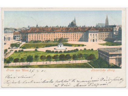 Rakousko, Vídeň (Wien), Kaiserliche Burg, cca 1901