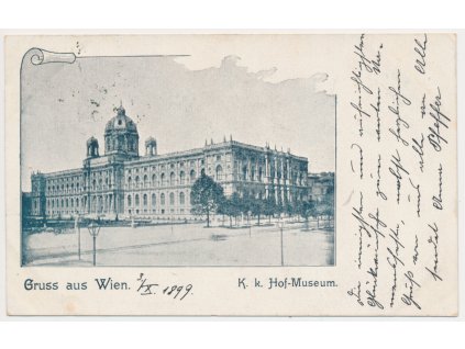 Rakousko, Vídeň (Wien), K. k. Hof-Museum, cca 1899