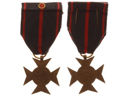 ČSR, Pamětní kříž Za věrnost Svazu osvobozených politických vězňů 1938/1945, stuha, stav 1/1/1