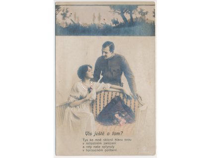 Vojenská milostná pohlednice, cca 1915