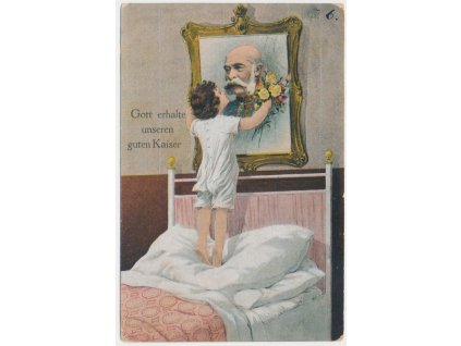 František Josef I., obraz císaře, cca 1913