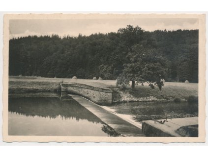 38 - Náchodsko, Ratibořice, Viktorčin splav, cca 1943