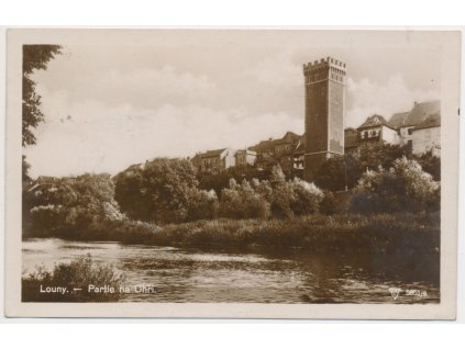 34 - Louny, partie na Ohři, cca 1926