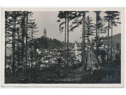 39 - Novojičínsko, Štramberk, celkový pohled, cca 1926