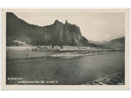 69 - Ústí nad Labem, Střekov, Schreckenstein bei Aussig, cca 1935