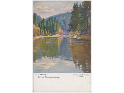 64 - Táborsko, Lávka Thanabauerova, G. Christov, cca 1932