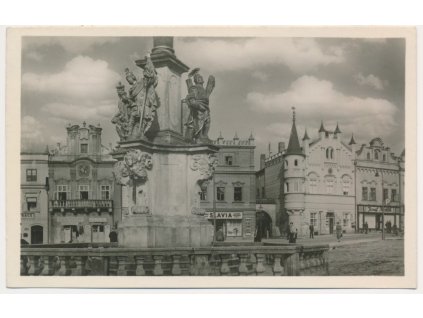 17 - Havlíčkův Brod (Německý Brod), partie z náměstí, cca 1940