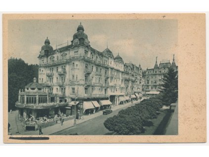 08 - Chebsko, Mariánské Lázně, Hotel "Praha", cca 1935