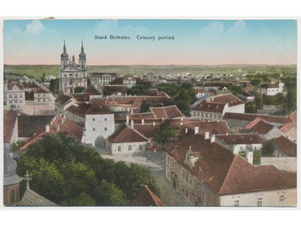 50 - Praha-východ, Stará Boleslav, Celkový pohled, cca 1916
