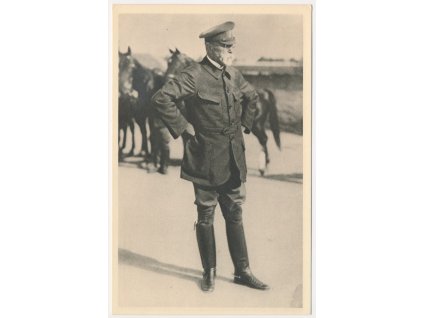 T. G. Masaryk, Prezident před vyjížďkou na koni r. 1922
