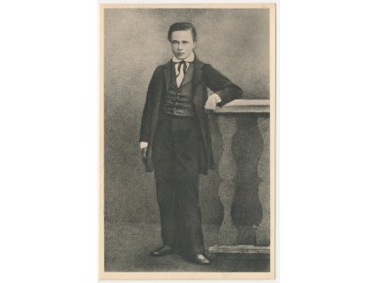 T. G. Masaryk, ateliérové foto "třináctiletého"