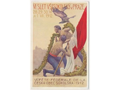 VI. slet všesokolský v Praze r. 1912, dle návrhu prof. F. Urbana