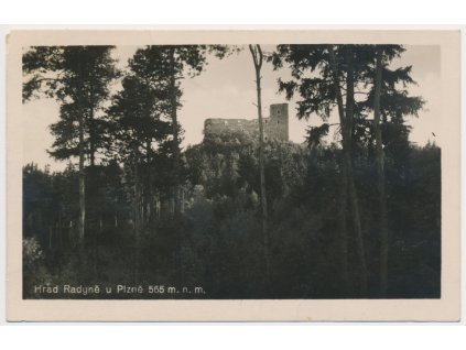 47 - Plzeňsko, Hrad Radyně, cca 1935