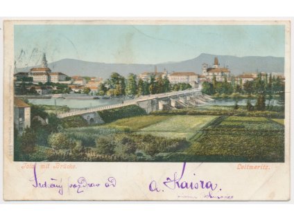 33 - Litoměřice, celkový pohled na město, cca 1899
