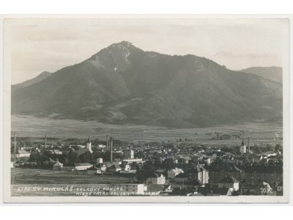 Slovensko, Liptovský Mikuláš, celkový pohled, cca 1937