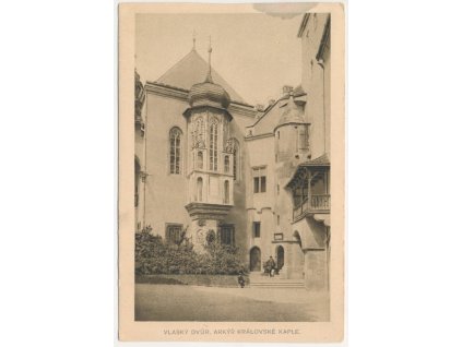 31 - Kutná Hora, Vlašský dvůr, Arkýř královské kaple, cca 1927