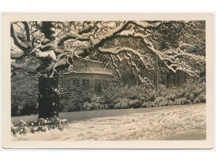 57 - Rychnovsko, Lázně Studánka, zimní partie, cca 1930