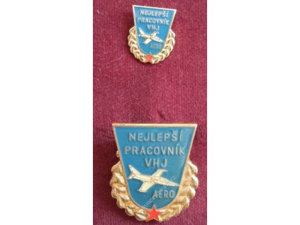 ČSSR, Nejlepší pracovník VHJ AERO + miniatura