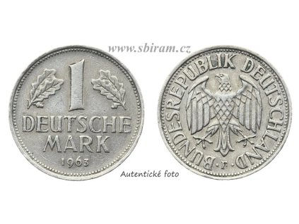 NSR, mince 1 Marka, 1963 F, stav 1/1