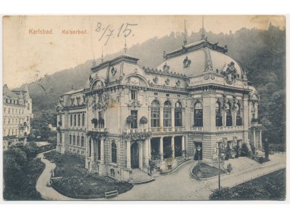 25 - Karlovy Vary (Karlsbad), Kaiserbad, cca 1915