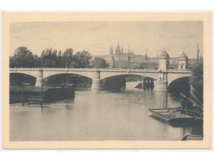 49 - Praha, Nový most císaře F. Josefa I., cca 1909