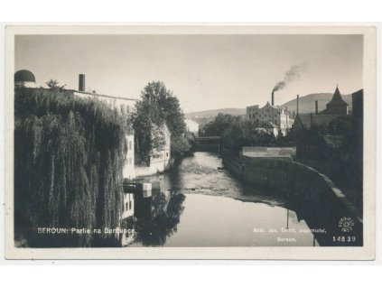 02 - Beroun, partie na Berounce, nákl. J. Šmídt, cca 1928