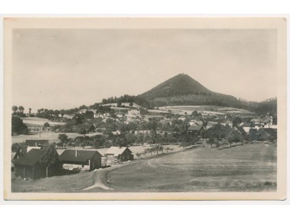 11 - Českolipsko, Svor, celkový pohled na obec, cca 1940