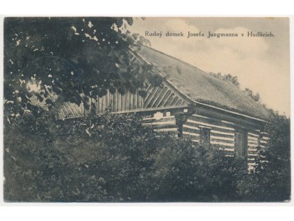 02 - Berounsko, Hudlice, Rodný domek J. Jungmanna, cca 1932