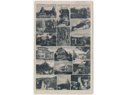 58 - Semilsko, Český ráj, 17-ti záběr dominant regionu, cca 1940