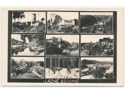 64 - Táborsko, Bechyně, 9-ti záběr dominant, cca 1956