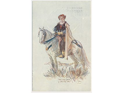 Mikoláš Aleš (1852-1913), Český zeman XV. století, cca 1950