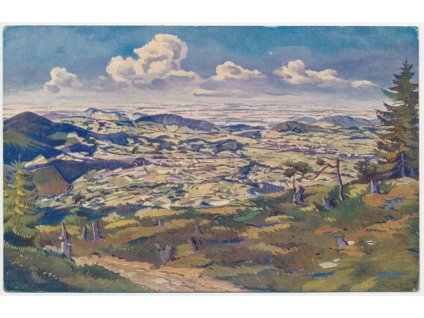 39 - Novojičínsko, Frenštát pod Radhoštěm, "Frenštátská kotlina", 1925