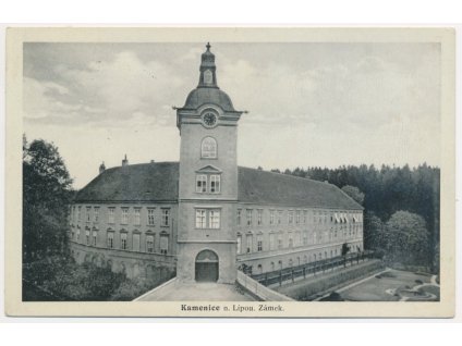 45 - Pelhřimovsko, Kamenice nad Lipou, Zámek, cca 1939