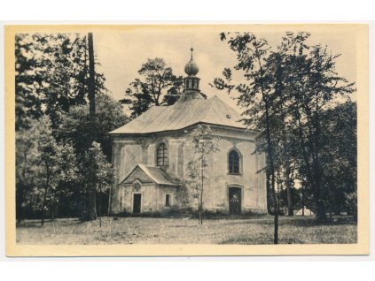17 - Havlíčkobrodsko, Pohled, Poutní místo Svatá Anna, cca 1952