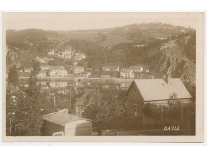 51 - Praha-západ, Davle, celkový pohled, 1942