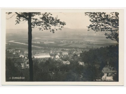 51 - Praha-západ, Černošice, celkový pohled, cca 1929