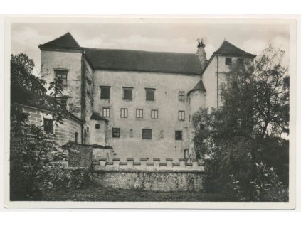 23 - Jihlavsko, Telč, starý zámek, cca 1945