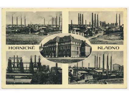 27 - Kladno, 5-ti záběr, Hutě, Železárny..., cca 1938