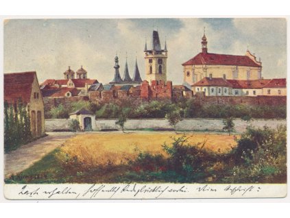 69 - Ústí nad Labem, pohled na město, cca 1912