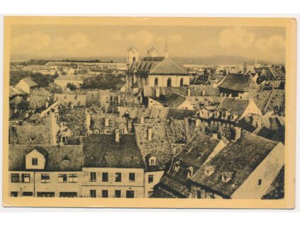 08 - Cheb, pohled na město, cca 1952