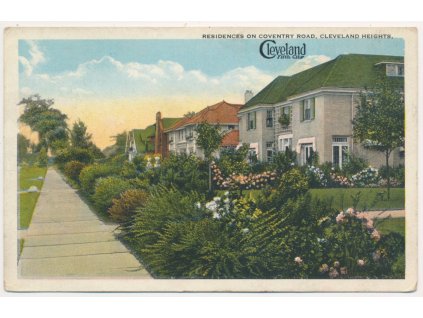 USA, Ohio - Cleveland, Residences on Coventry Road, cca 1925