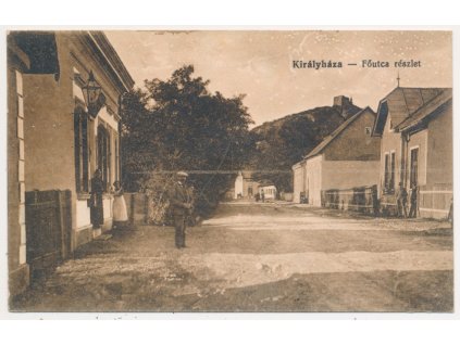 Ukrajina, Korolevo - Királyháza, Föutca részlet, cca 1915