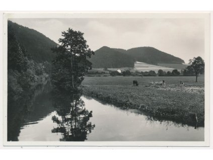 70 - Orlickoústecko, Brandýs nad Orlicí, partie u řeky, cca 1938