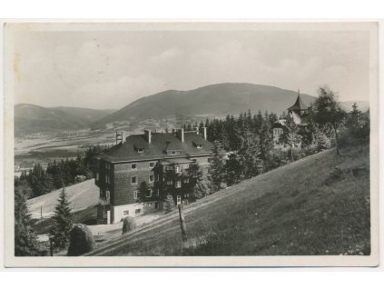 16 - Frýdeckomístecko, Chata na Ondřejníku a penzion Solarka, cca 1940