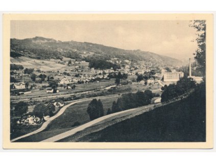 20 - Jablonecko, Velké Hamry, celkový pohled, cca 1940